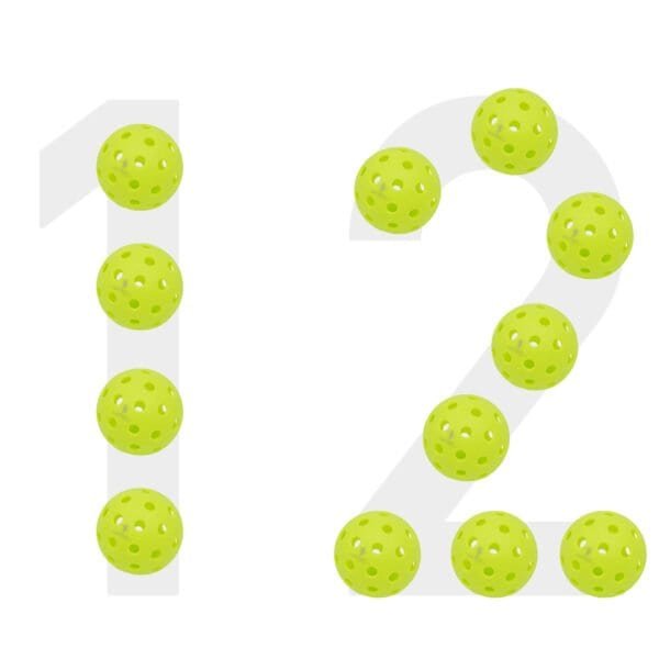 40 Holes Outdoor Pickleball Balls - Image 3