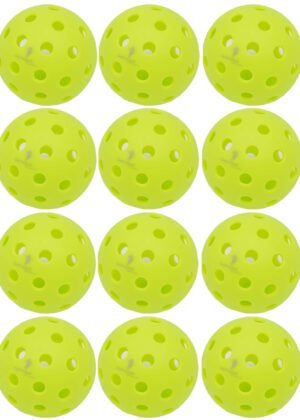 40 Holes Outdoor Pickleball Balls - 12PCS