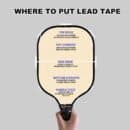 Weighted Lead Tape