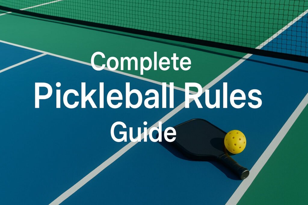 Pickleball rules for beginners